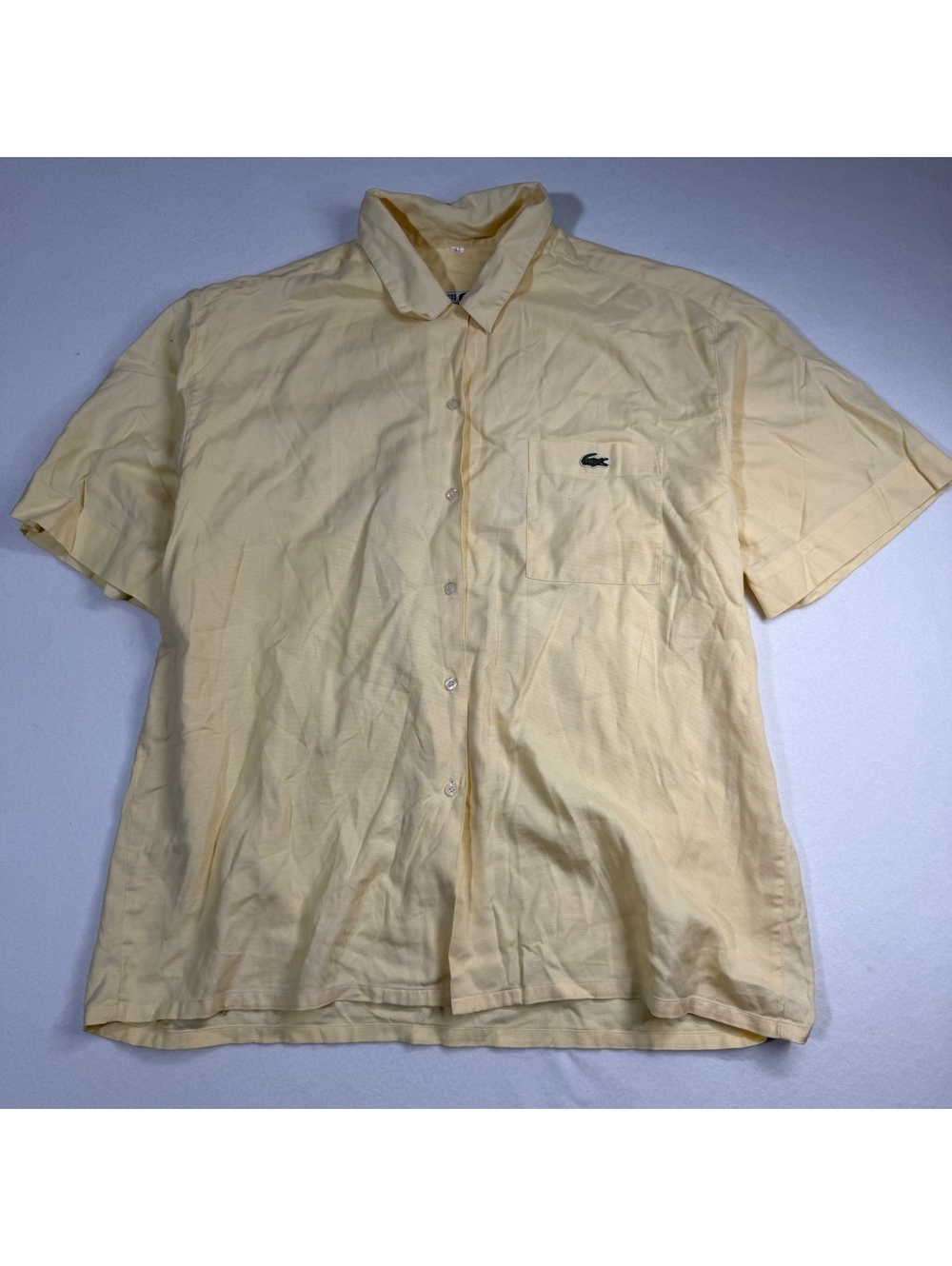 Vintage Chemise Lacoste Button-Up Polo Shirt